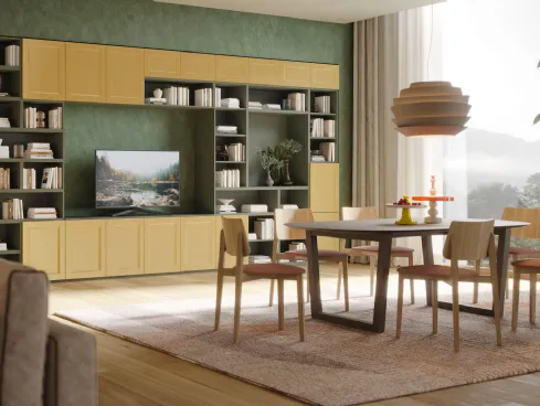 Libreria a muro LV707 di Giessegi