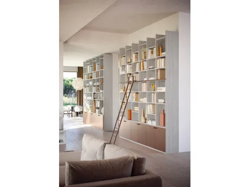 Libreria a muro LV732 di Giessegi