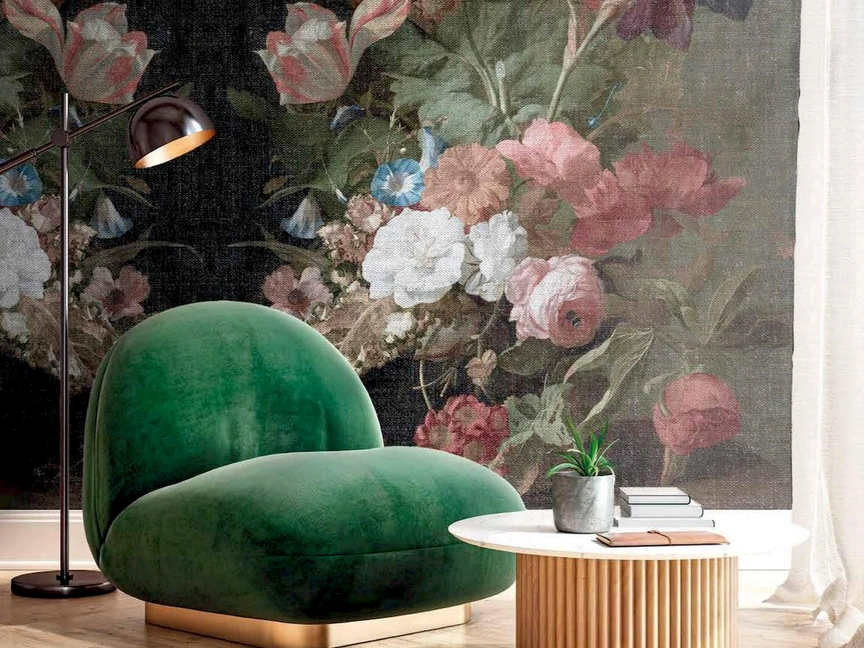 Carta da parati Dark Bloom di Pintdecor