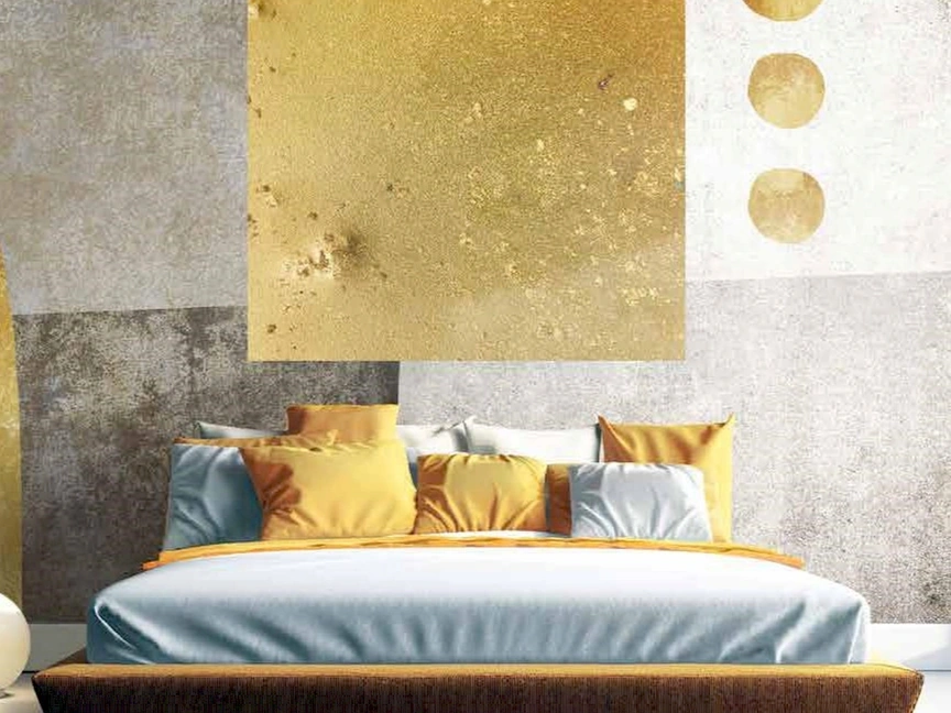 Carta da parati Geometric Gold di Pintdecor