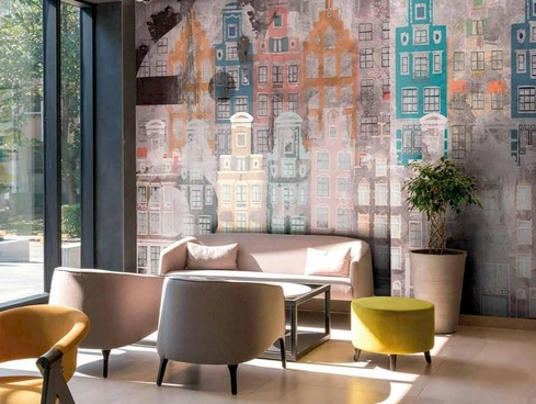 Carta da parati La Città Alta di Pintdecor