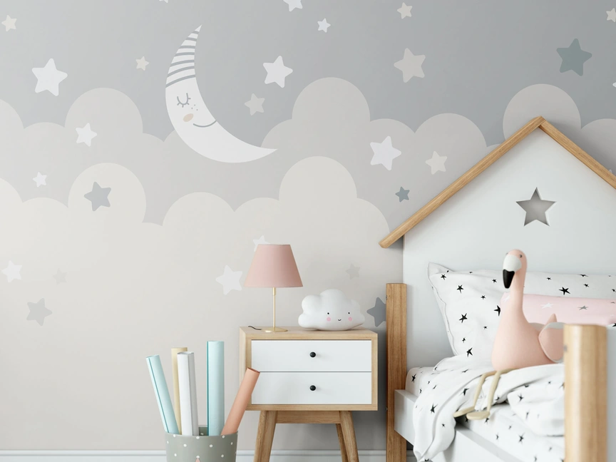 Carta da parati Little moon di Pintdecor