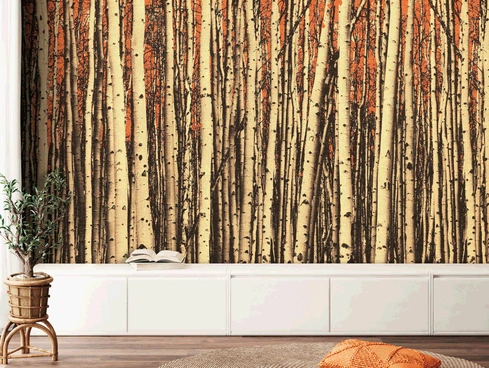 Carta da parati Maple di Pintdecor