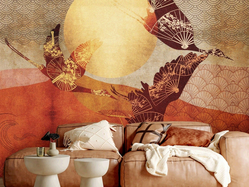 Carta da parati Oriental di Pintdecor