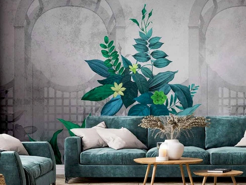 Carta da parati Side In And Side Out di Pintdecor