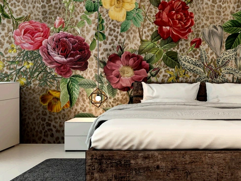 Carta da parati Tribal Garden di Pintdecor