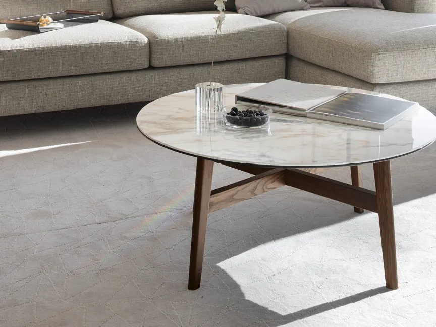 Tavolino rotondo Abrey di Calligaris