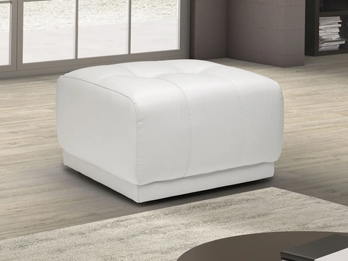 Pouf Boccioni in pelle di Afosofà