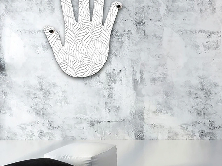 Appendiabiti Mano Petali di Pintdecor