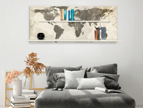 Mensole Planisfero Vintage di Pintdecor