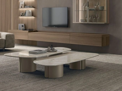 Tavolino Nemo con top in gres di Tomasella