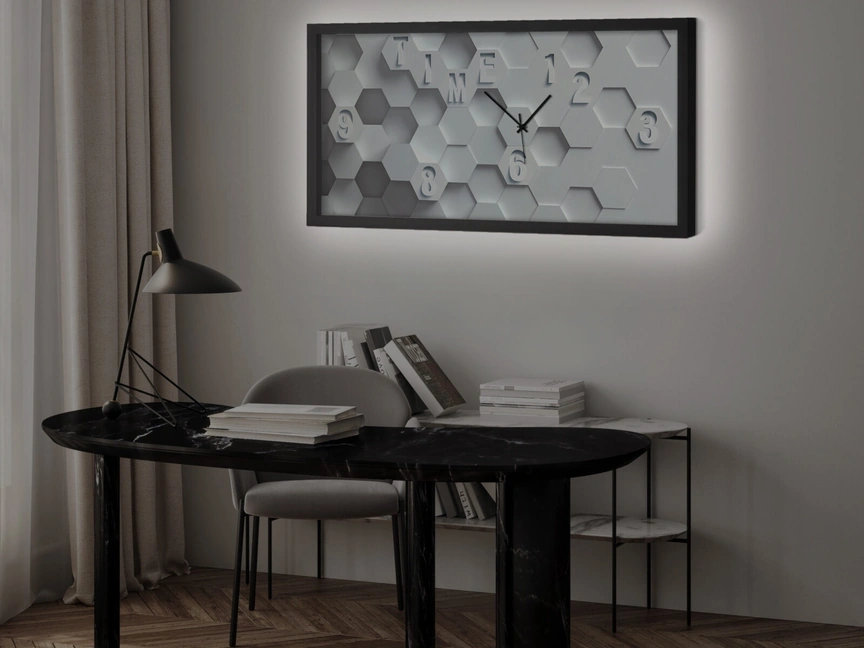 Orologio Luminoso 01 di Pintdecor
