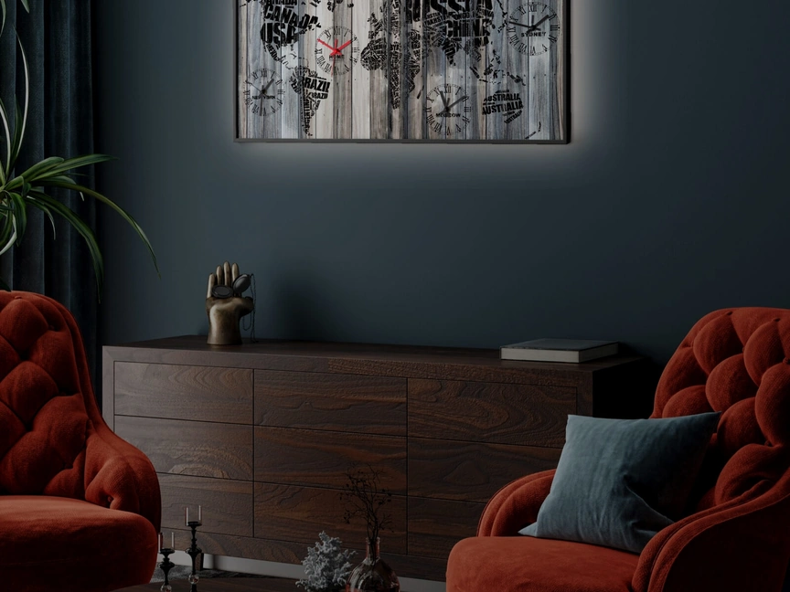 Orologio Luminoso 02 di Pintdecor