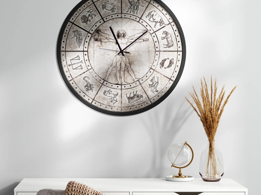 Orologio tondo 01 di Pintdecor