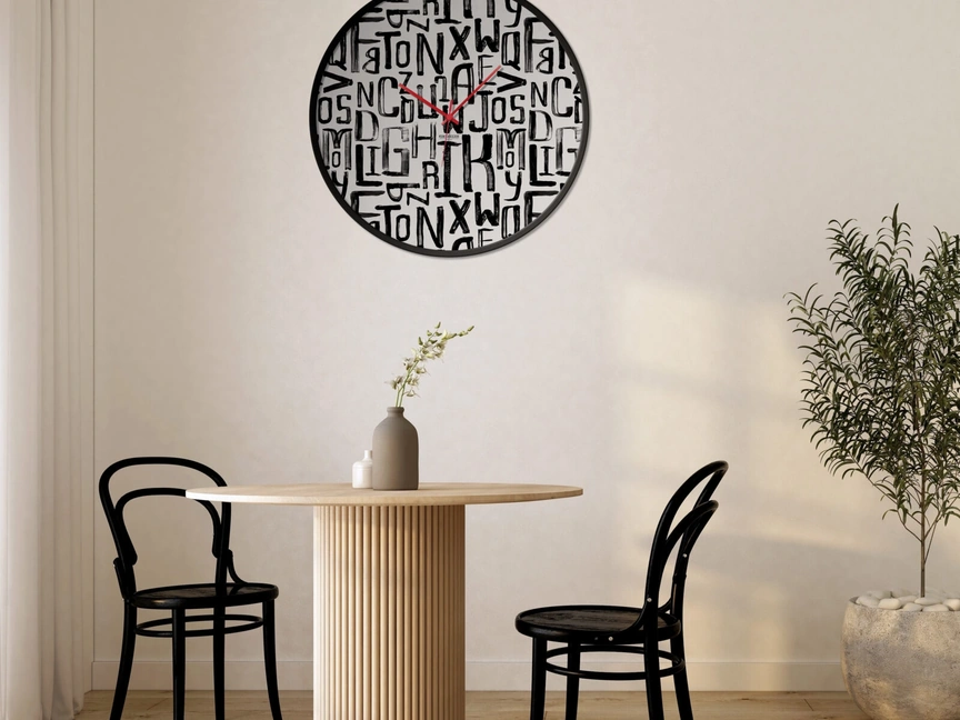 Orologio tondo 03 di Pintdecor