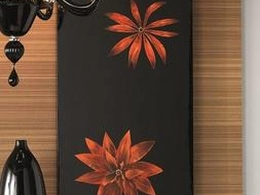 Pannello Decorativo in legno con motivo floreale di Stones