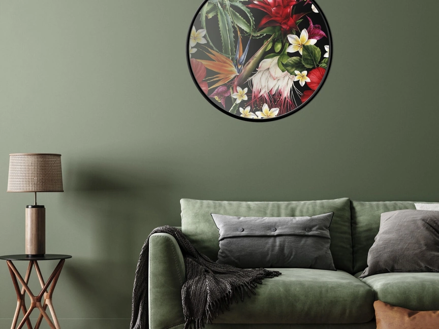 Quadro tondo 01 di Pintdecor