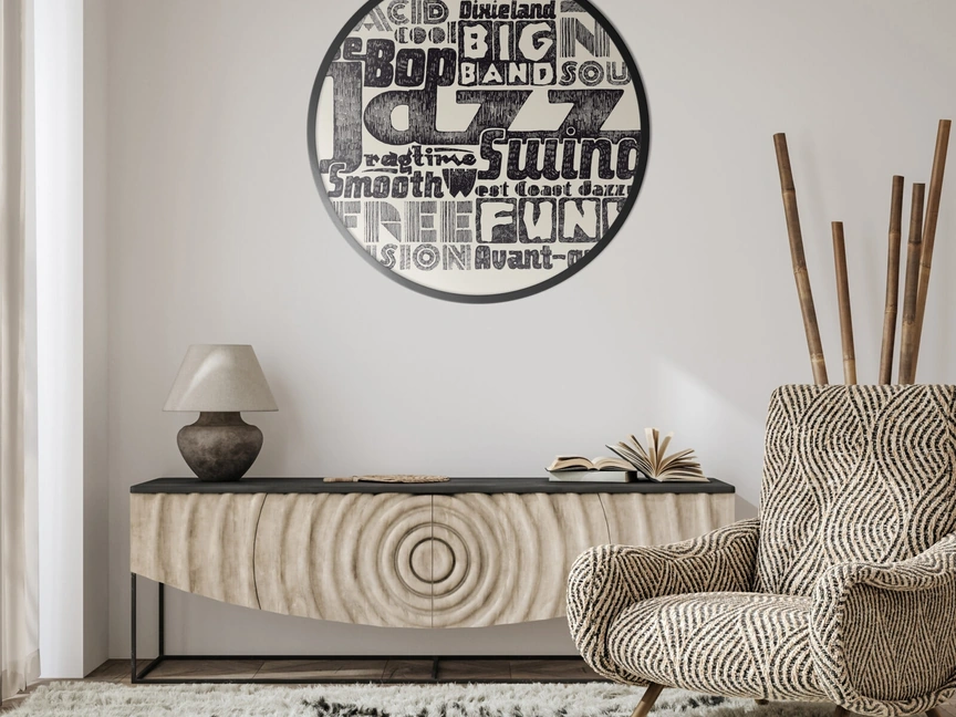 Quadro tondo 04 di Pintdecor