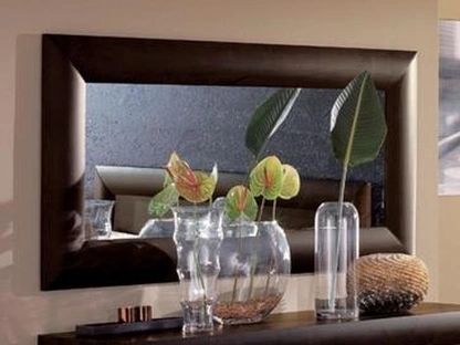 Specchiera Rettangolare con cornice in legno di Stones