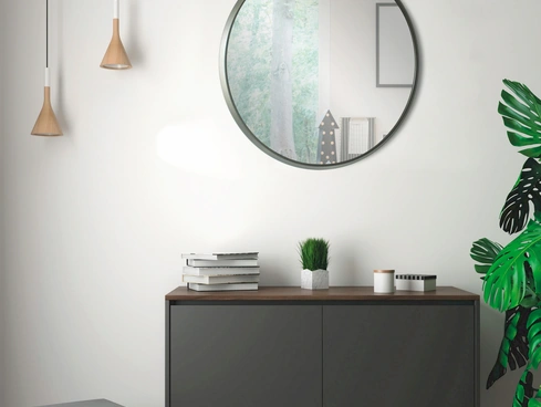 Specchio Abisso Antracite di Pintdecor