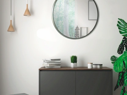 Specchio Abisso Antracite di Pintdecor