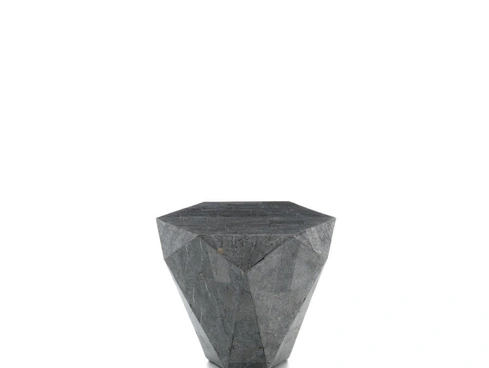 Tavolino Diamond Small in pietra fossile di Stones