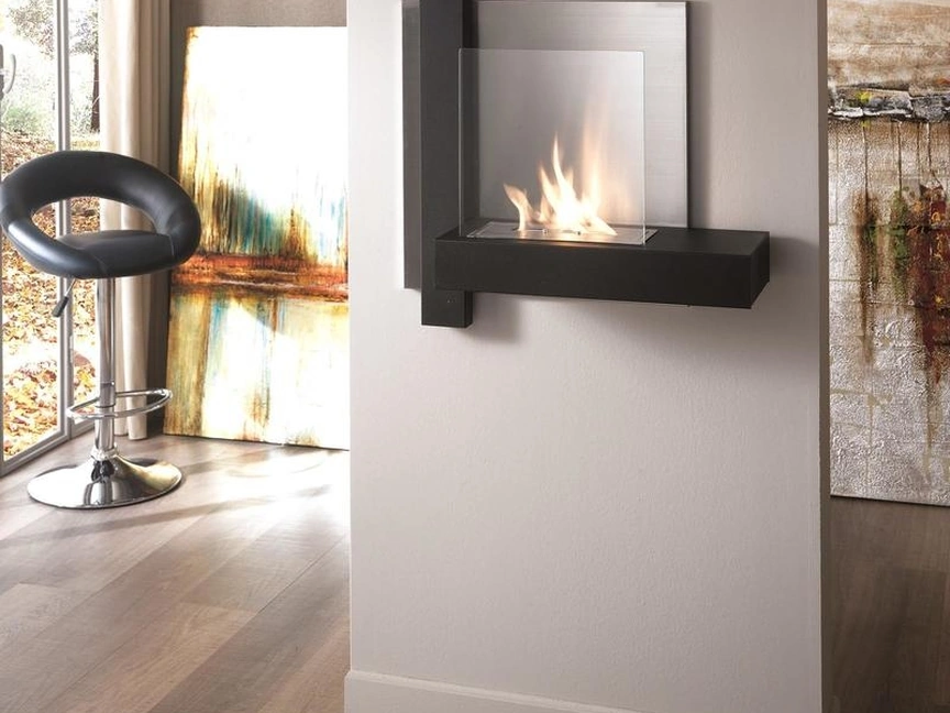 Biocamino da parete Chassis di Stones