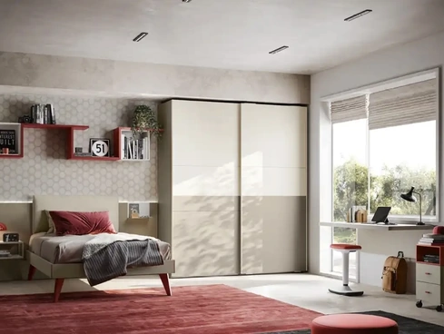 Cameretta per ragazzi Y107 di Moretti Compact Camerette