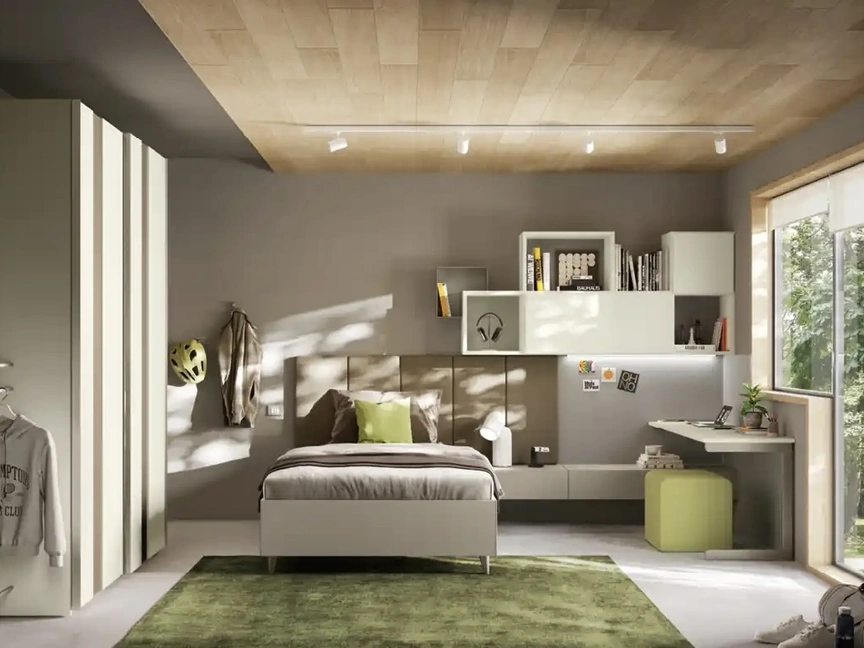 Cameretta per ragazzi Y110 di Moretti Compact Camerette