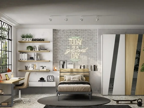 Cameretta componibile Y119 di Moretti Compact Camerette