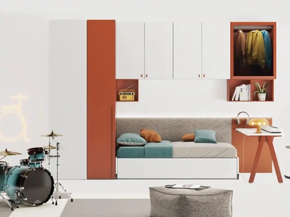 Cameretta a ponte YGAB di Moretti Compact Camerette