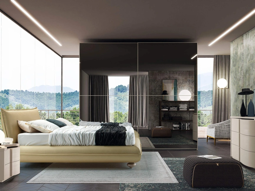 Gruppo Notte Apollo laccato lucido di Cecchini Italia