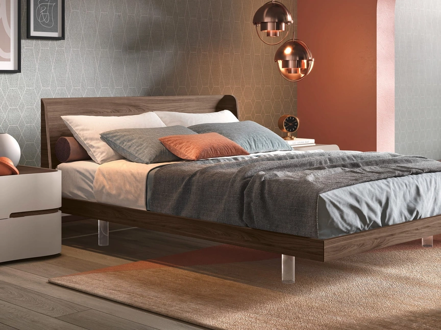 Letto con testiera Desmo di Adriatica