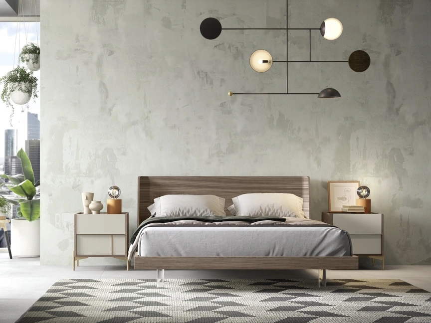 Letto con testiera Desmo di Adriatica