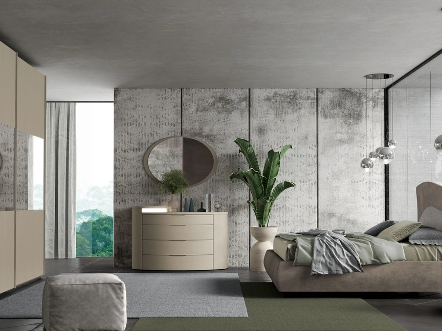 Letto Aura Bicolore di Cecchini Italia