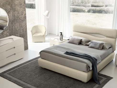 Letto imbottito Fly di Adriatica