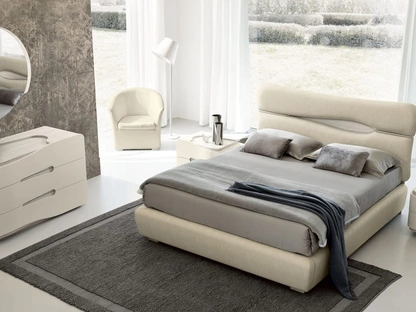 Letto imbottito Fly di Adriatica