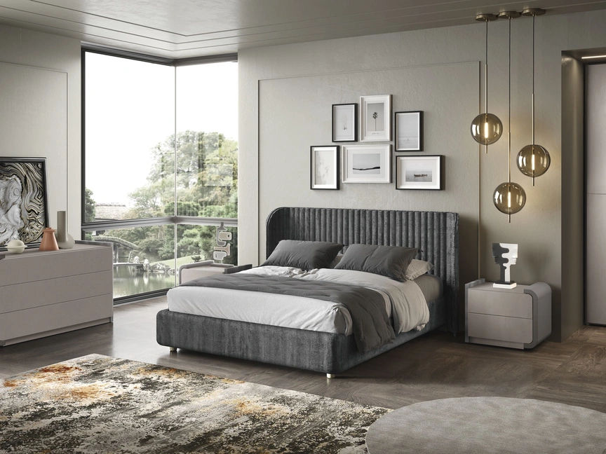 Letto in tessuto Ikelo di Adriatica