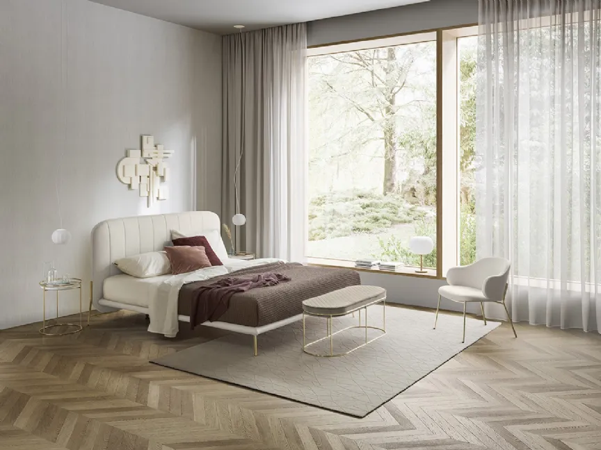 Letto imbottito Le Marais di Calligaris