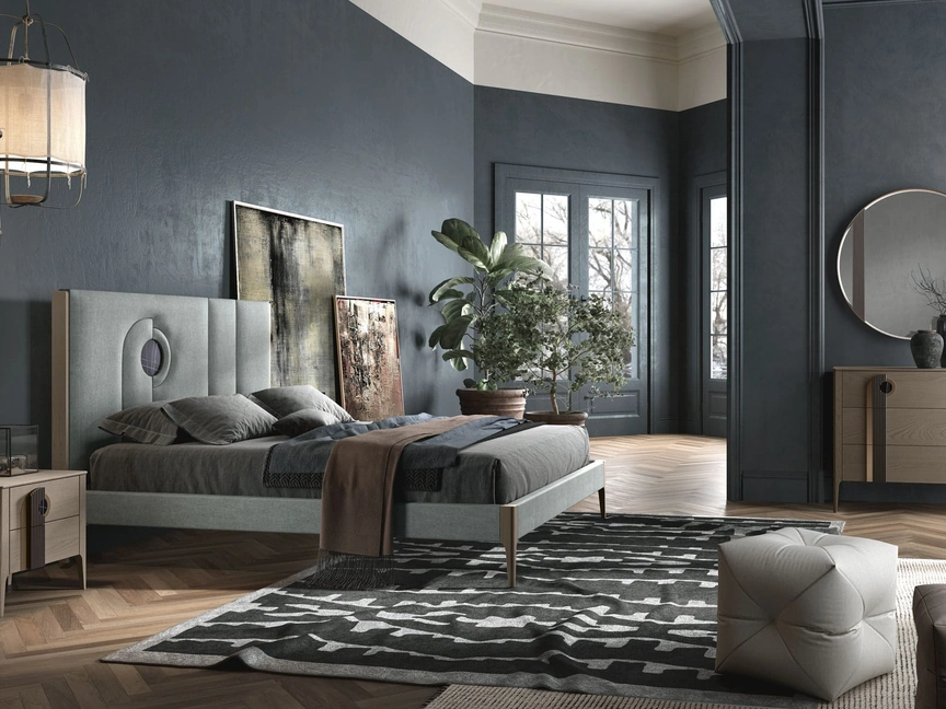 Letto imbottito Mood di Adriatica