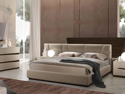 Letto imbottito System di Adriatica