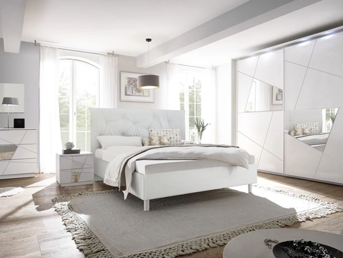 Letto in ecopelle Vittoria di LC Mobili