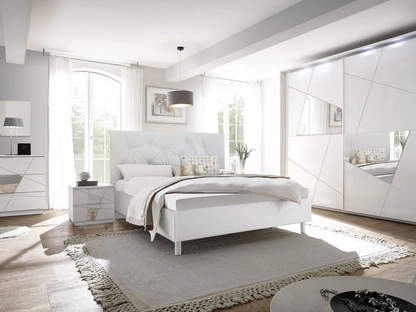 Letto in ecopelle Vittoria di LC Mobili