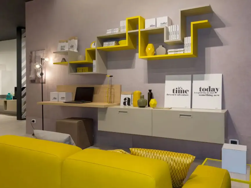 Libreria sospesa MC046 di Moretti Compact