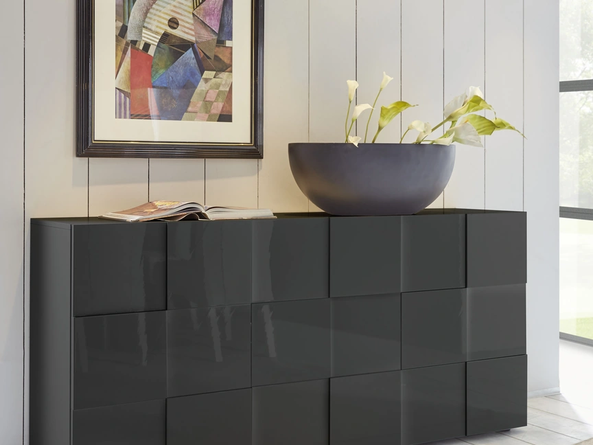 Madia Dama Grigio lucido di LC Mobili