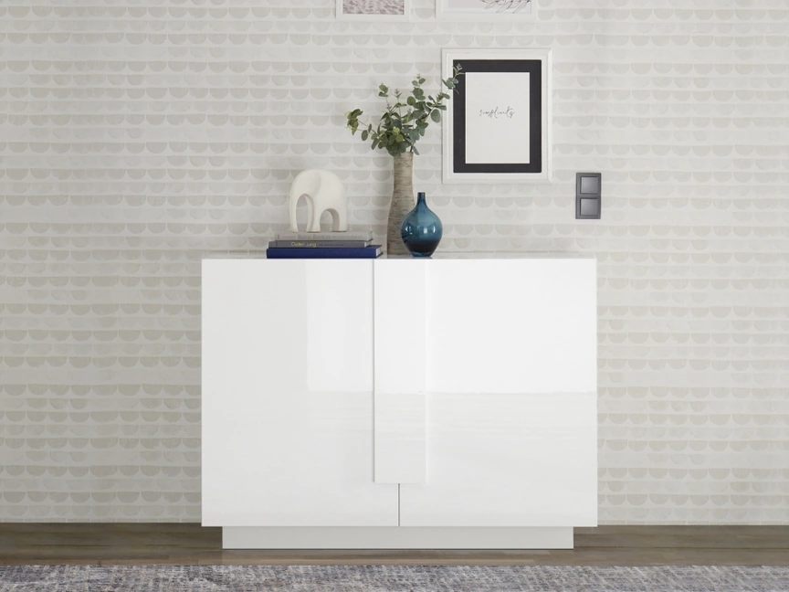 Madia Jupiter in laccato Bianco lucido di LC Mobili