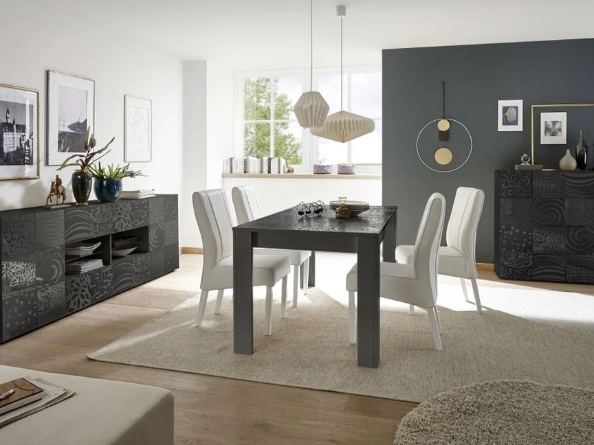 Madia Miro Grigio lucido di LC Mobili