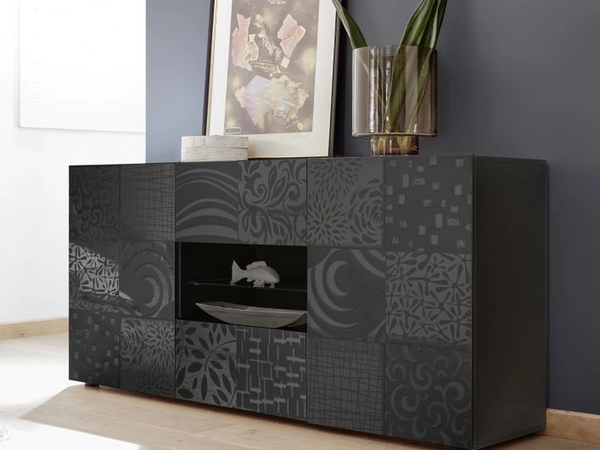 Madia Miro Grigio lucido di LC Mobili