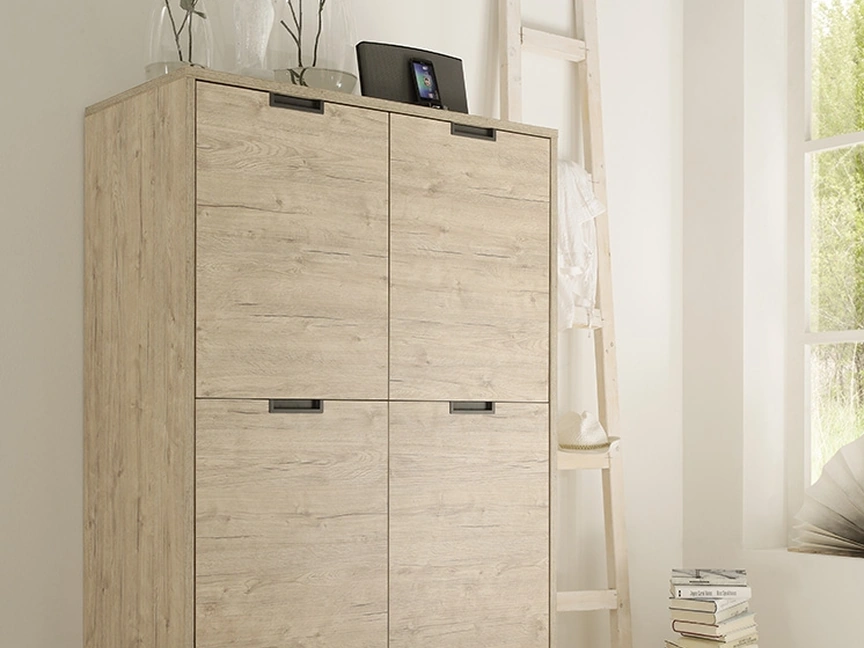 Madia verticale Palma in Rovere Sherwood di LC Mobili
