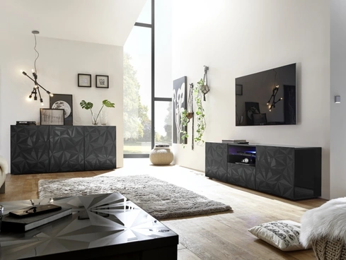 Mobile Porta Tv Prisma Grigio di LC Mobili